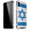 Israel Flag Distressed iPhone XS Max Clear Case